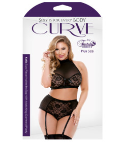 Curve P216 Katia Halter Bra & Panty 3X4X