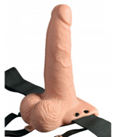 FF 6in Hollow Rechargeable Strap-On