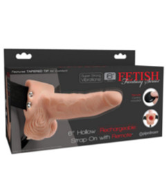 FF 6in Hollow Rechargeable Strap-On