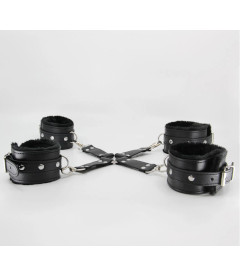 B-SHA01BLK Fur Lined Shackle