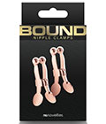 Bound  Nipple Clamps C1 Rose Gold