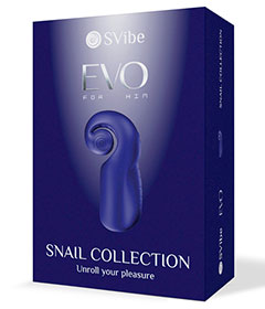 SVibe Snail EVO Dual Masturbator - Navy Blue