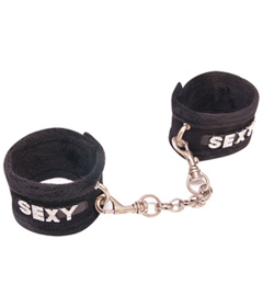HAN016A - Black Sexy Cuffs