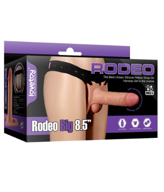 Lovetoy Rodeo Big Hollow Strapon 8.5in