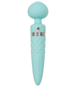 Pillow Talk Sultry Dual Massager Teal