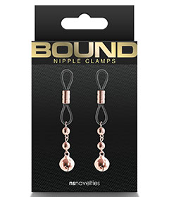 Bound  Nipple Clamps D1 Rose Gold