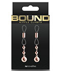 Bound  Nipple Clamps D1 Rose Gold