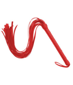 B-WHI01RED PU Flogger 48cm Red