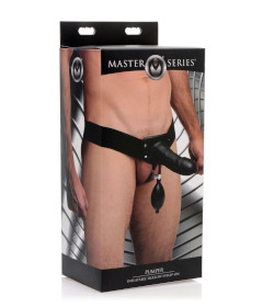 Master Series-Inflatable Hollow Strap-on