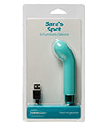 Sara's Spot Compact G-Spot Vibrator Teal