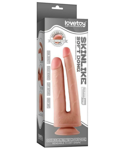Skinlike Double Penetration Soft Cock
