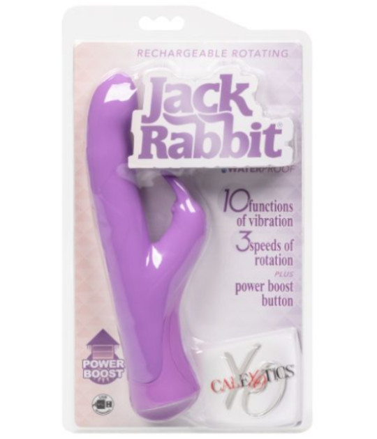 Rechargeable Rotating Jack Rabbit - Purple