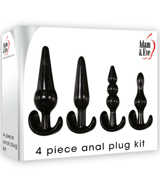 A&E - 4 Piece Anal Plug Kit
