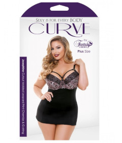 P222 Curve Josephine Chemise & G-String 1X2X