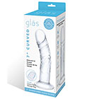 Glas 7in Curved Realistic Vein Dildo