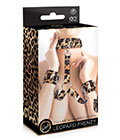 Leopard Frenzy  Collar With Hand Cuffs