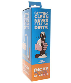 Dicky Soap With Balls Cum Covered Brown
