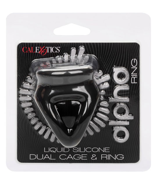 Alpha Liquid Silicone Dual Cage Ring