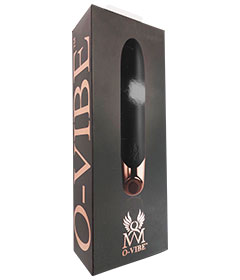 O-Vibe Rechargeable Bullet Vibrator - Black