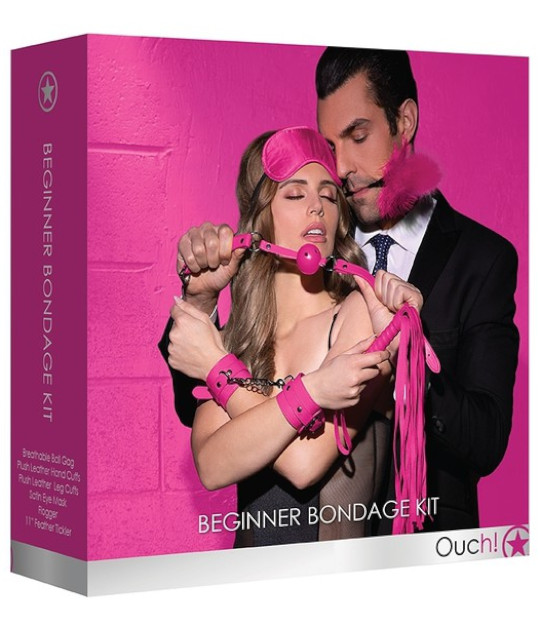 OUCH Beginner Bondage Kit Pink