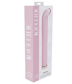 Loveline Aurora G-Spot Glass Vibrator - Pink