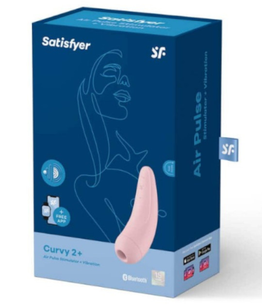 Satisfyer Curvy 2+ App Control Pink