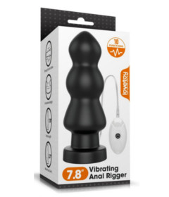 King Sized Vibrating Anal Rigger 7.8inch