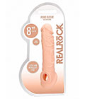 RealRock 8in Penis Sleeve White