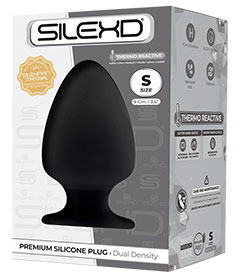SILEXD PLUG MODEL 1 EXTRA SMALL BLACK
