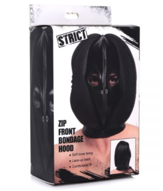 STRICT - Zip Front Bondage Hood
