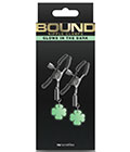 Bound  Nipple Clamps Gunmetal Glow 4