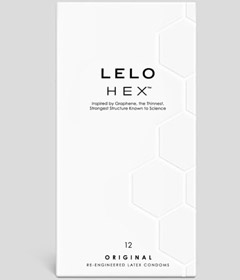 Lelo HEX 12pk Original Condoms