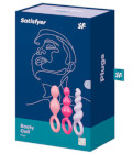 Satisfyer Plugs Coloured - 3pk