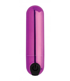 BANG! Vibrating Metallic Bullet - Purple