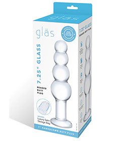 Glas 725in Beaded Butt Plug
