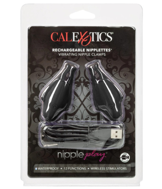 Nipple Play Rechargeable Nipplettes Black