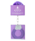 Pleasure Furry Handcuffs Purple
