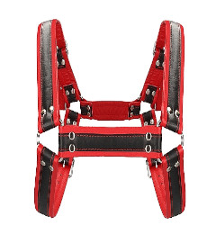 Buckle Bulldog Harness S M Red