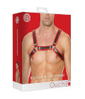 Buckle Bulldog Harness S M Red