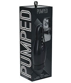 PUMPED Virtuo Heated Masturbator - Gun Metal
