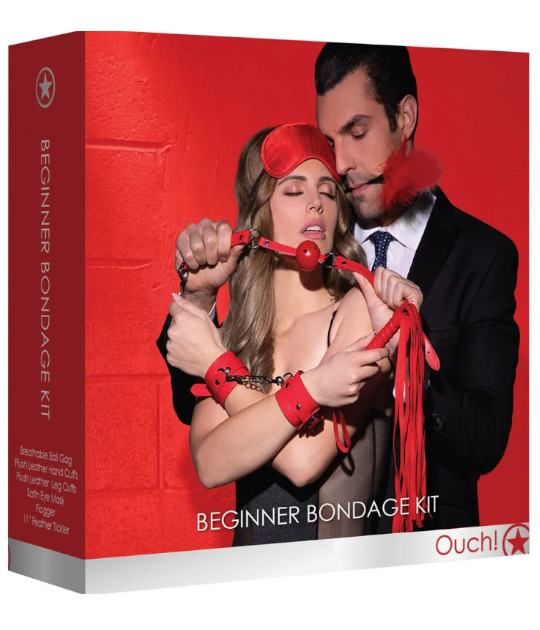 OUCH Beginner Bondage Kit Red
