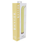 Loveline Aurora G-Spot Glass Vibrator - Yellow