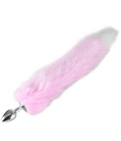 FOX002PNK Foxtail Pink with White Tip