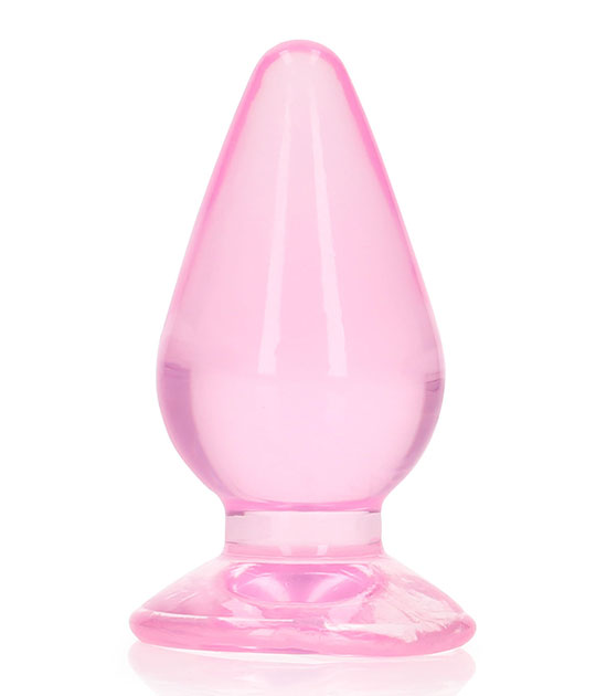 Realrock 3.5in Pink Crystal Plug