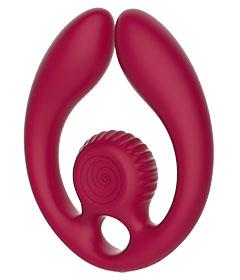 SVibe Snail GIZI Duo Couples Stimulator - Burgundy