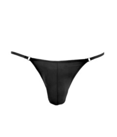 MEN420 Lycra G String Black SM