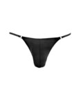 MEN420 Lycra G String Black SM