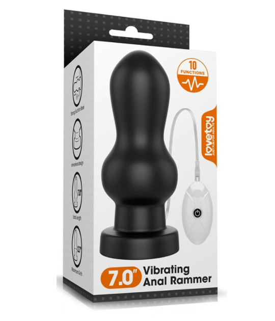 King Sized Vibrating Anal Rammer 7inch