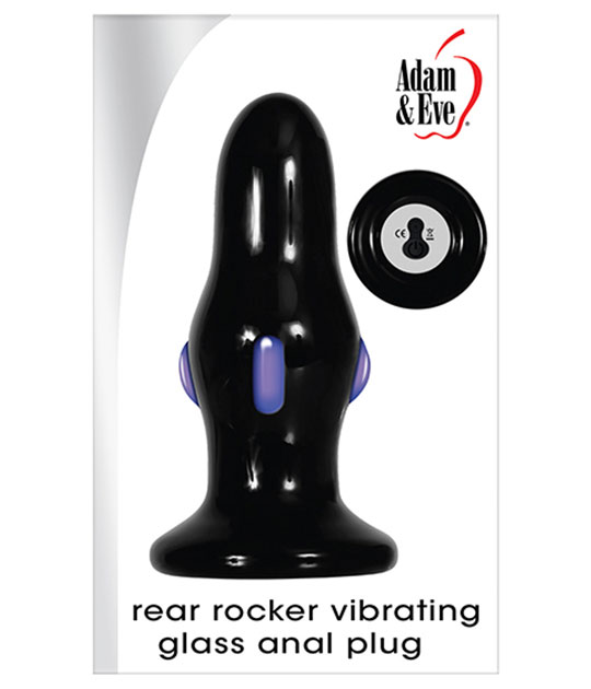 A&E - Rear Rocker Vibrating Glass Plug