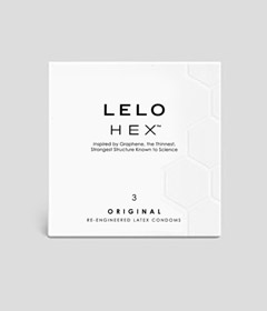 Lelo HEX 3pk Original Condoms